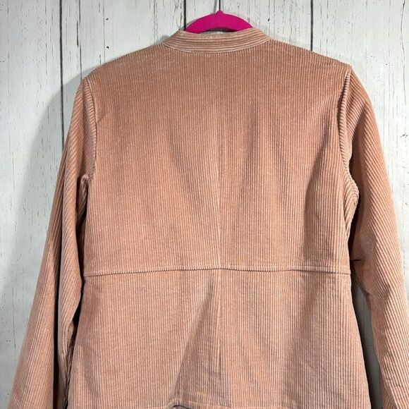 Orvis Blush Pink Corduroy Button Jacket Womens Cottagecore Classic Soft Neutrals - Picture 12 of 13
